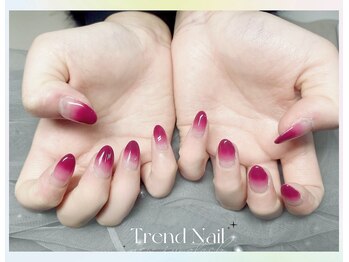 トレンドネイルスタジオ(Trend Nail Studio)/女性らしさ満点のカラーグラ
