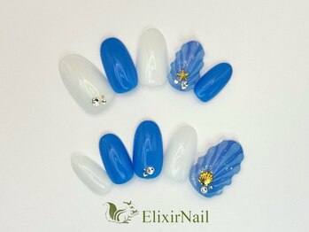 エリクサーネイル 五反田(Elixir Nail)/定額a シンプル／クーポン使用