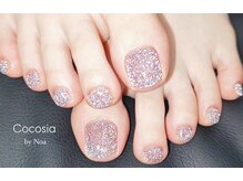 ココシア ネイル(Cocosia)/Flash foot nails ¥7000