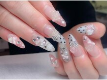 メオネイル(MEO NAIL)/チップ長さだし持ち込みデザイン