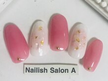 ネイリッシュサロン エー(Nailish Salon A)/チークネイル