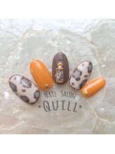 ネイルサロン クイル(QUILL)/１１月秋色ネイルデザイン♪３