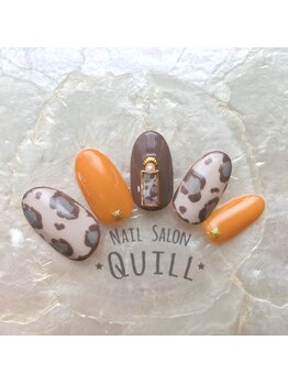 ネイルサロン クイル(QUILL)/11月秋色ネイルデザイン♪3