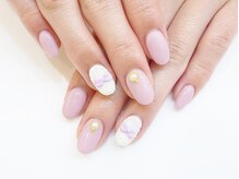 ネイルコレクション ピンク(Nail Collection Pink)/ジェル定額￥7990★３Ｄリボン
