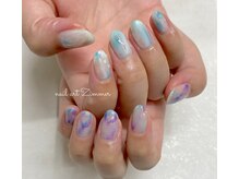 ネイルアート ジマー/60minartコースのちぐはぐ
