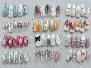 エイル ビューティー アルム(EIL beauty alm)の写真/プロのセンスに任せたい方は定額ネイルがおすすめ◎デザインが毎月変わるから通うごとに新鮮さも楽しめる♪