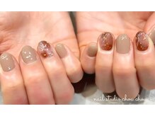 ネイルアンドアイラッシュスタジオ シュシュ(chouchou)/ブラウンニュアンス