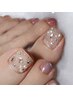 Foot【ご新規様オフ込】丁寧ケア・フットバス付き☆2本Art￥7700