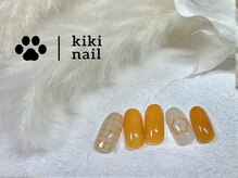 キキネイル 溝の口(kikinail)/5.6月定額A/オレンジネイル