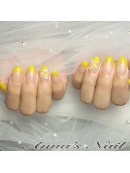 アンナズネイル(Anna's Nail)/夏のカラーフレンチ
