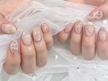 ネイルネージュ 錦糸町(Nail Neige)/持ち込み/さくらんぼ/春ネイル