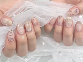 持ち込み/さくらんぼ/春ネイル