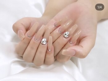 ハンドケア・フットケア専門店 つるすべ 【4/4 NEW OPEN(予定)】 /ワンカラーストーンネイル6380円