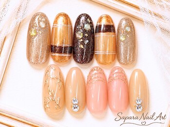 津田沼ネイルサロン サパラ(sapara)/プラチナ定額☆¥6,899 100種☆