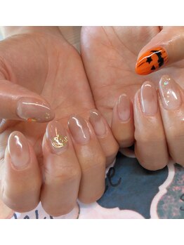 トータルサロン 白べぇーっ プラス/ハロウィンネイル☆