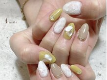 アイネイルズ 渋谷店(I nails)/シェルピスタチオ￥9480
