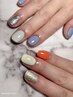 【nail】ワンカラーorラメグラ ¥4500