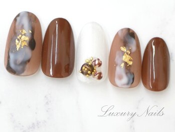 ラグジュアリーネイルズ カワグチ(Luxury Nails Kawaguchi)/シック*バレンタインアート