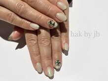 ハク ネイル バイジェービー 稲毛(hak nail byjb)/ハードパーツデザイン
