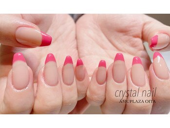 クリスタルネイル アミュプラザおおいた店(CRYSTAL NAIL)/フレンチネイル
