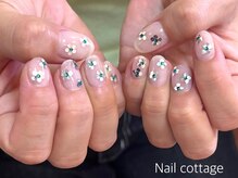 ネイルコテージ(Nail cottage)/フラワーネイル¥8800