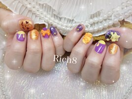サンリオ×ハロウィンネイル