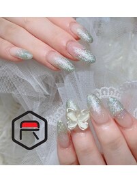 ラメグラデーション