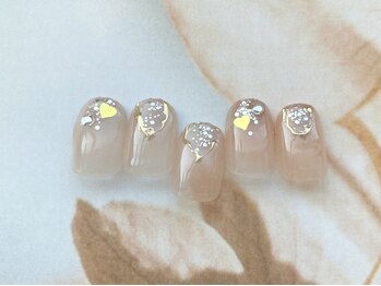 ココロ 新橋(kokoro)/9月定額ネイルデザイン☆華やか