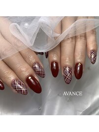 チェックネイル