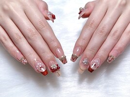 持ち込みクリスマスネイル¥10980