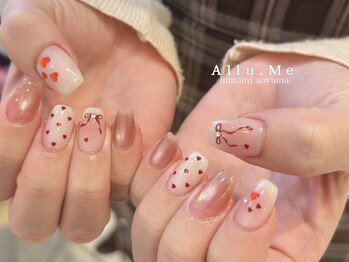 バレンタインネイル(staff:mai)