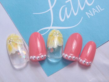ラテネイル(Latte Nail)/スプリング フラワー