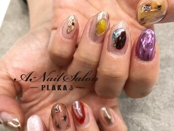 20/11/20　個性派アートnail