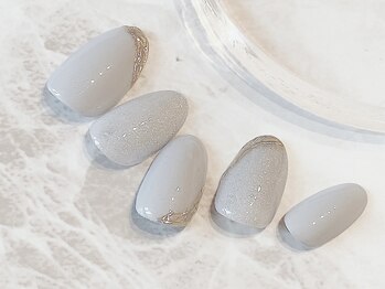 ブレスネイル(brace Nail)/冬カラーのシンプルネイル