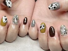 ニコミー(nicomii)/ダルメシアンネイル/¥8500