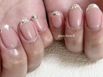 ジュエ ネイルスタジオ(jouer nailstudio.)/glass french