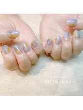 リッシュ ドゥ(RICHE deux)/寒色ニュアンスネイル