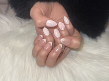 シェルネイル(SHELL NAIL)/フレンチ/ミラー/staff:yamada