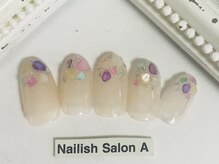 ネイリッシュサロン エー(Nailish Salon A)/シェルフレンチ
