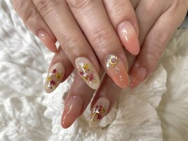 【小野】春の押し花ネイル★