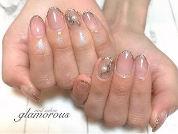 ネイルグラマラス 西新井店/《パラジェル》上品グラデ