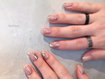 ネイル ドゥ 岡山駅前店(Nail Doux)/ミラーアートネイル