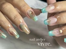 ヴィーヴル(vivre.)/ニュアンス/手書き/フレンチ