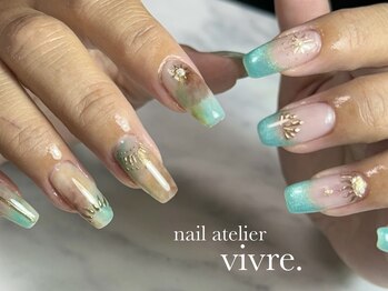 ヴィーヴル(vivre.)/ニュアンス/手書き/フレンチ