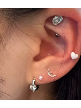 サロン デ リブレ 加古川店(salon de Libre)/透明感のある耳ツボジュエリー！