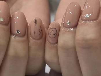 ブルー(BLUE)/simple ¥10,000