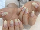 ミルキーカラーネイル