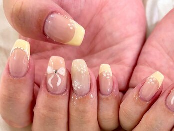 シャトラン(chatran)/フレンチネイル+ア-ト/パ-ツ追加