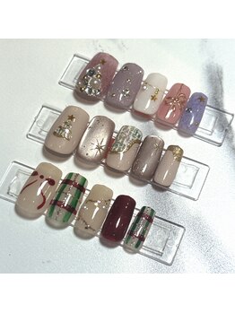 オーク アイラッシュアンドネイル たまプラーザ(OAK)/選べるXmasデザインコース