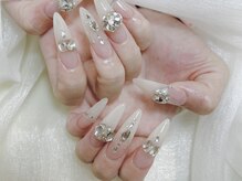 スペラ 大宮店(Spera)/キラキラビジューワンホンネイル